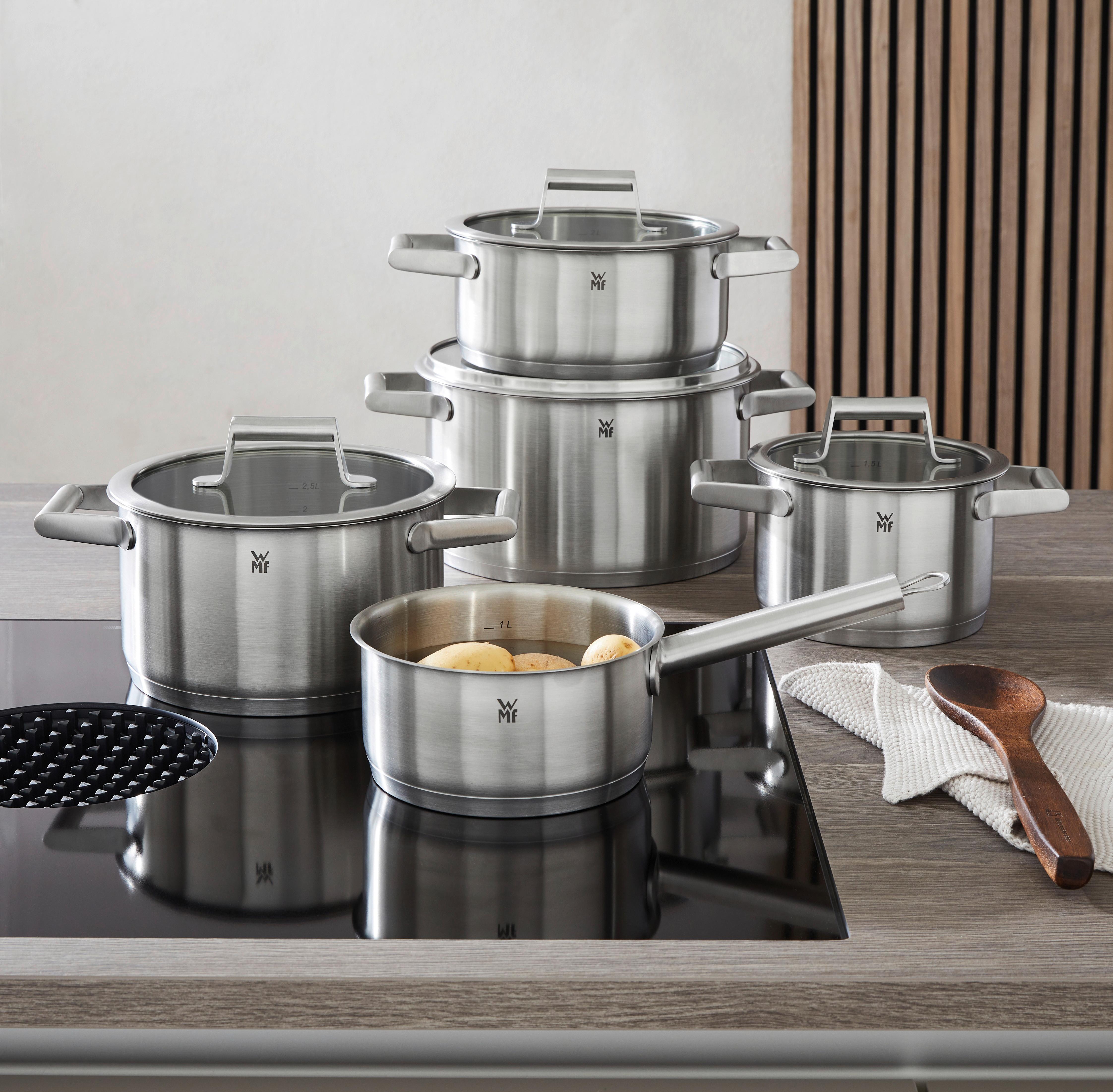 Kochtopfset WMF Comfort Line - Edelstahlfarben, Basics, Metall (29/53,1/23,2cm) - WMF