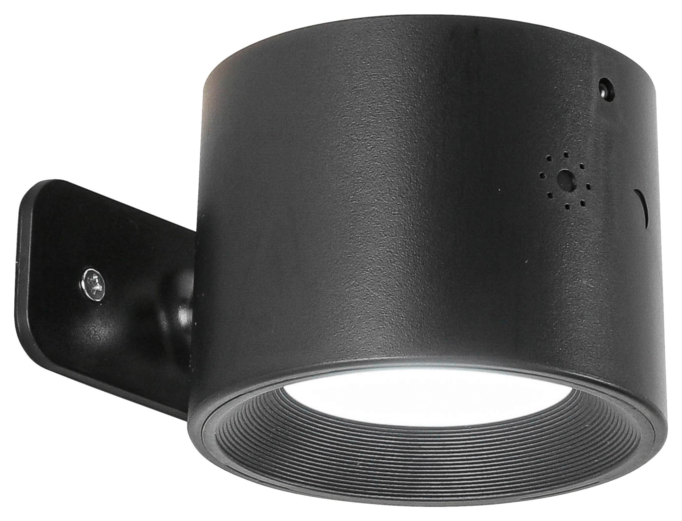 NÁSTENNÉ LED SVIETIDLO RIG1 - čierna, Modern, kov/plast (9,3/7,5/5,2cm) - Mömax