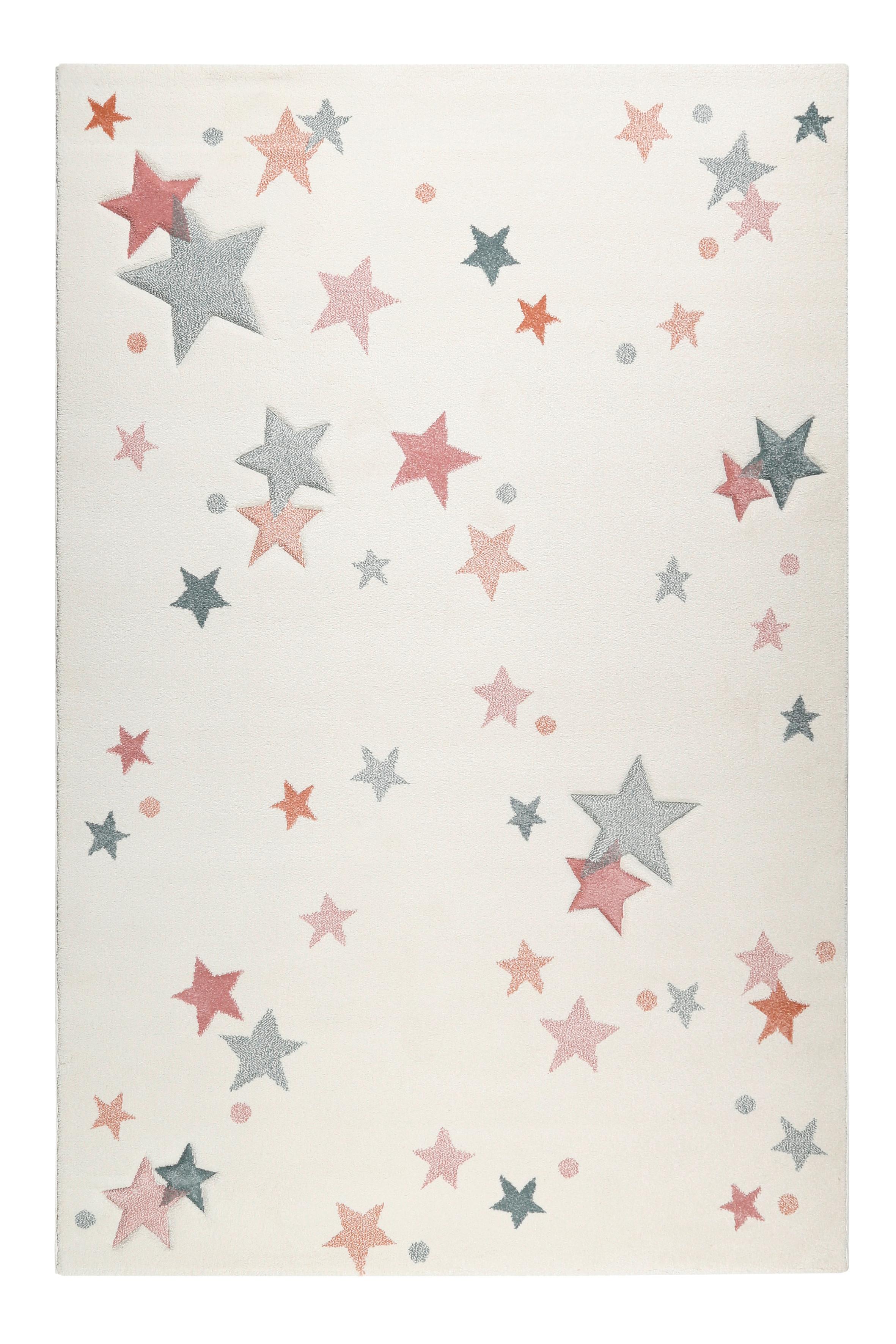 Kinderteppich Jonne - Hellrosa/Weiß, Trend, Textil (120/170cm) - Esprit