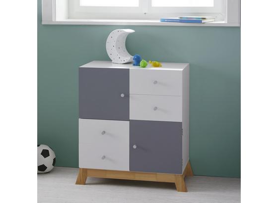 Dětská Komoda Brian - bílá/barvy borovice, Moderní, kov/dřevo (60/70/34cm) - Mömax modern living Dětská Komoda Brian - bílá/barvy borovice, Moderní, kov/dřevo (60/70/34cm) - Mömax modern living
