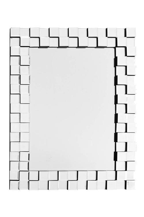 Wandspiegel Dionysos 65x85 Cm Metallrahmen In Silberfarben - Silberfarben, Basics, Glas/Metall (65/85/2,8cm) - Kayoom