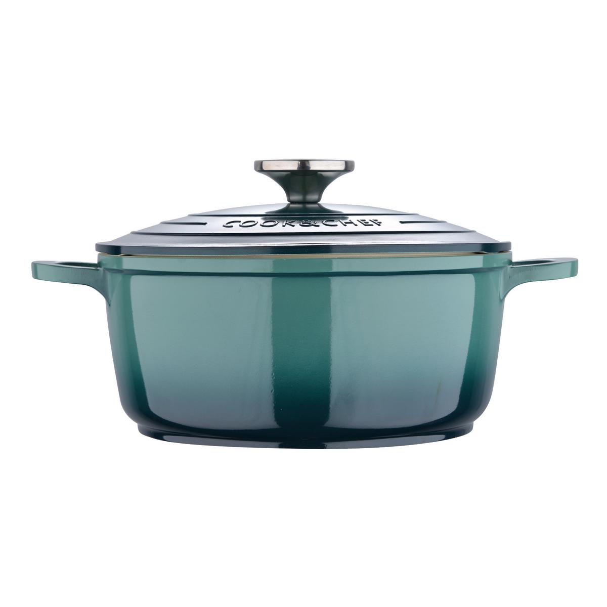 kastrol ELISA - M - zelená, Konvenční, kov (24/11cm) - Modern Living