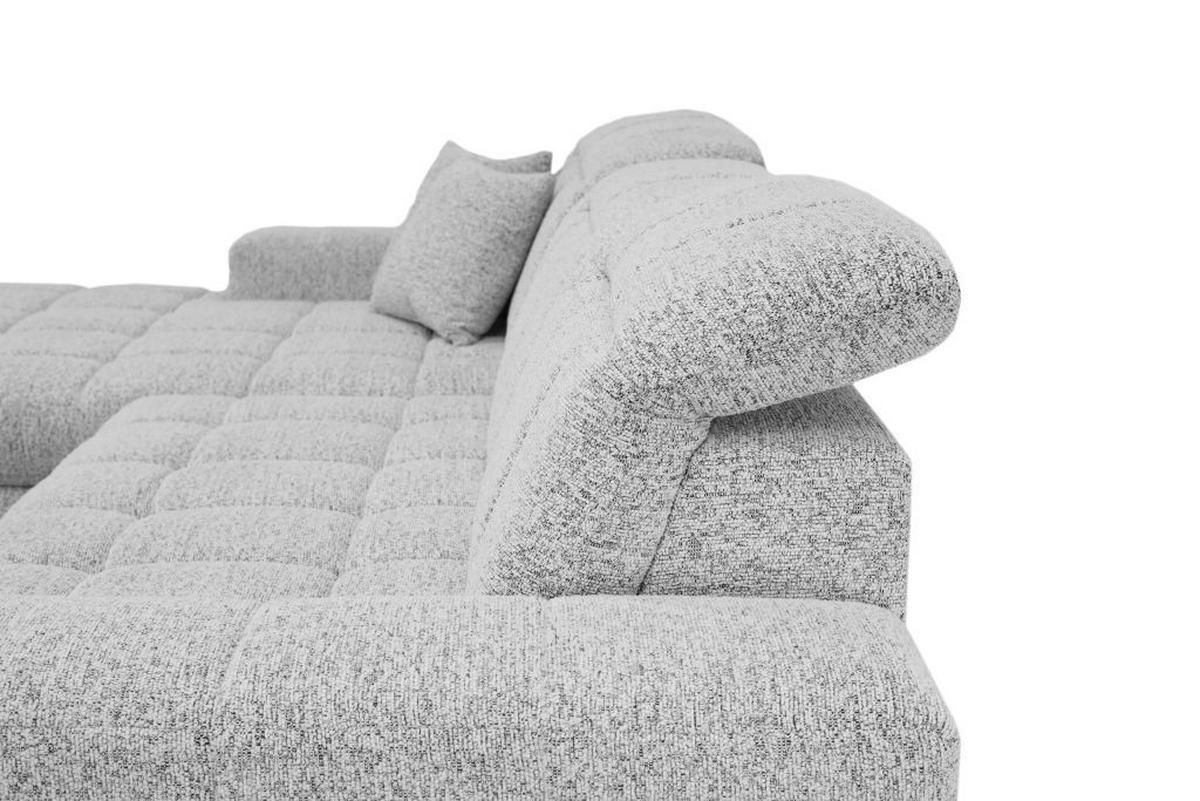 Sedačka SANTORINI, levá, šedá - Moderní (193/291cm) - Premium Living