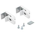 Klemmträger Weiß Kunststoff /metall 2er-Set, Ohne Bohren - Weiß, KONVENTIONELL, Kunststoff/Metall (2/3/4cm) - Ondega