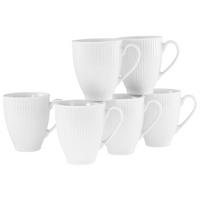 Kaffeebecherset Valencia 6--Teilig., Weiß - Weiß, Design, Keramik - Creatable