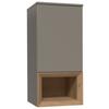 Hängeelement Las Vegas Taupegrau/Eiche Dekor B: 40 cm - Taupe/Eichefarben, MODERN, Holzwerkstoff (40/88/37cm) - Vertico