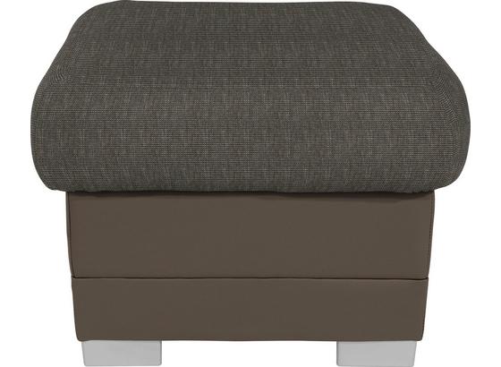 Hocker Sava - Silberfarben/Braun, MODERN, Holz/Papier (58/44/58cm) Hocker Sava - Silberfarben/Braun, MODERN, Holz/Papier (58/44/58cm)
