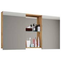 Spiegelschrank Budasi Honigeiche B: 112 cm - Honigeiche, MODERN, Holzwerkstoff (112/59/12cm) - MID.YOU