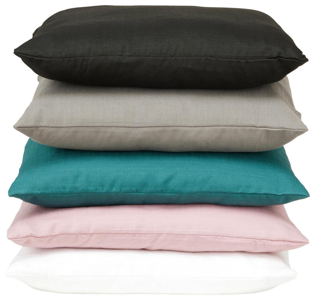 POTAH NA POLŠTÁŘ Malmö, 45/45cm - šedá/bílá, Konvenční, textil (45/45cm) - Modern Living