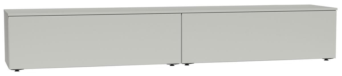 TV-Element Las Vegas Seidengrau B: 240 cm - Grau, MODERN, Holzwerkstoff (240/36/48cm) - Vertico