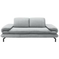 2-sitzer-sofa Looks Xiii Silberfarben - Silberfarben/Schwarz, Design, Textil (204 (264)/83 (110)/98cm) - LOOKS by W.Joop