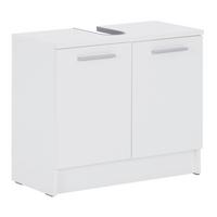 Skrinka pod umývadlo MX  179 - VERONA VR 03 - biela/strieborná, Konventionell, kompozitné drevo/plast (64/55,4/32,5cm)