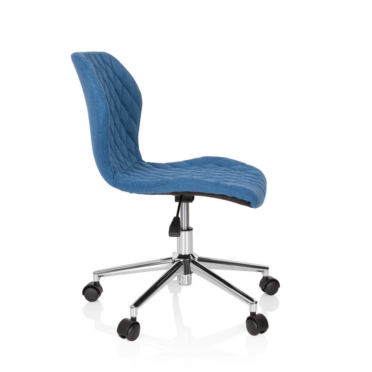Jugenddrehstuhl Joy Ii Blau - Blau, Basics, Kunststoff/Textil (47/73-83/43cm) - MID.YOU
