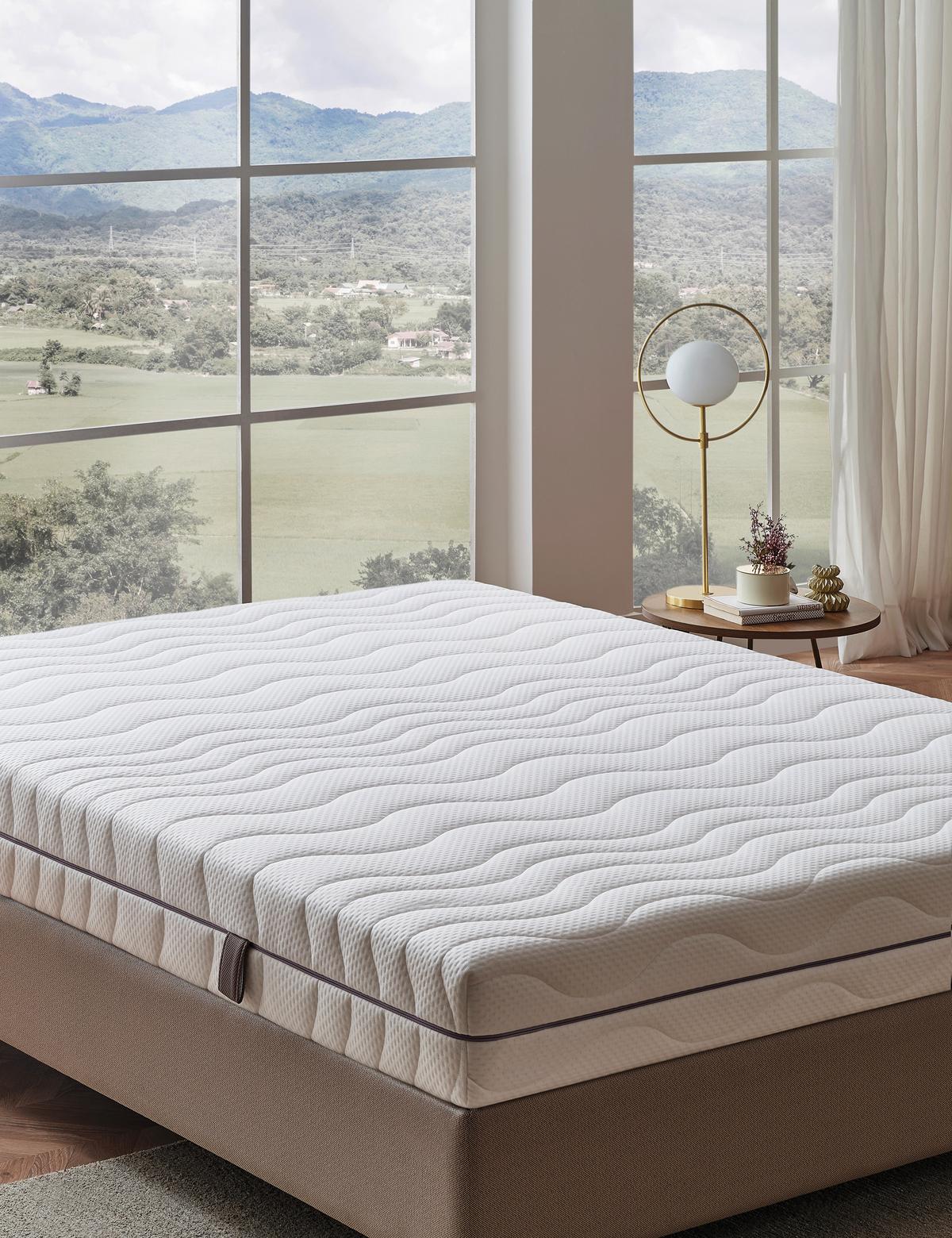 Komfortschaummatratze Royal Comfort 80x200 cm H2 H: 22 cm - Weiß, Basics, Textil (80/200cm) - Yatas
