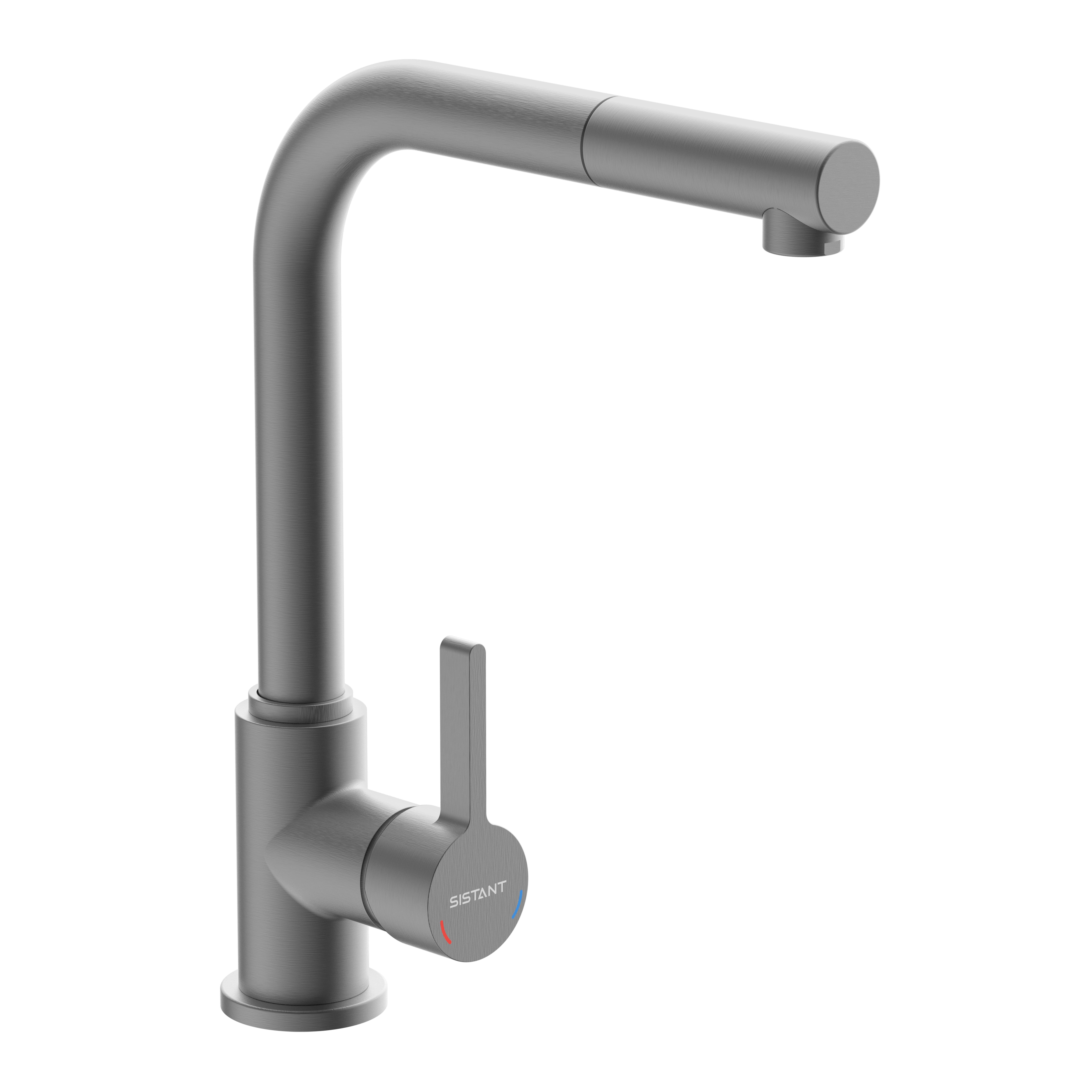 KÜCHENARMATUR SISTANT OSLO - Graphitfarben, Basics, Metall (32,5cm) - Sistant