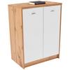 KOMODA 4-YOU NEW YUK03 - biela/farba duba, Modern, kompozitné drevo/plast (74/85,4/34,6cm)
