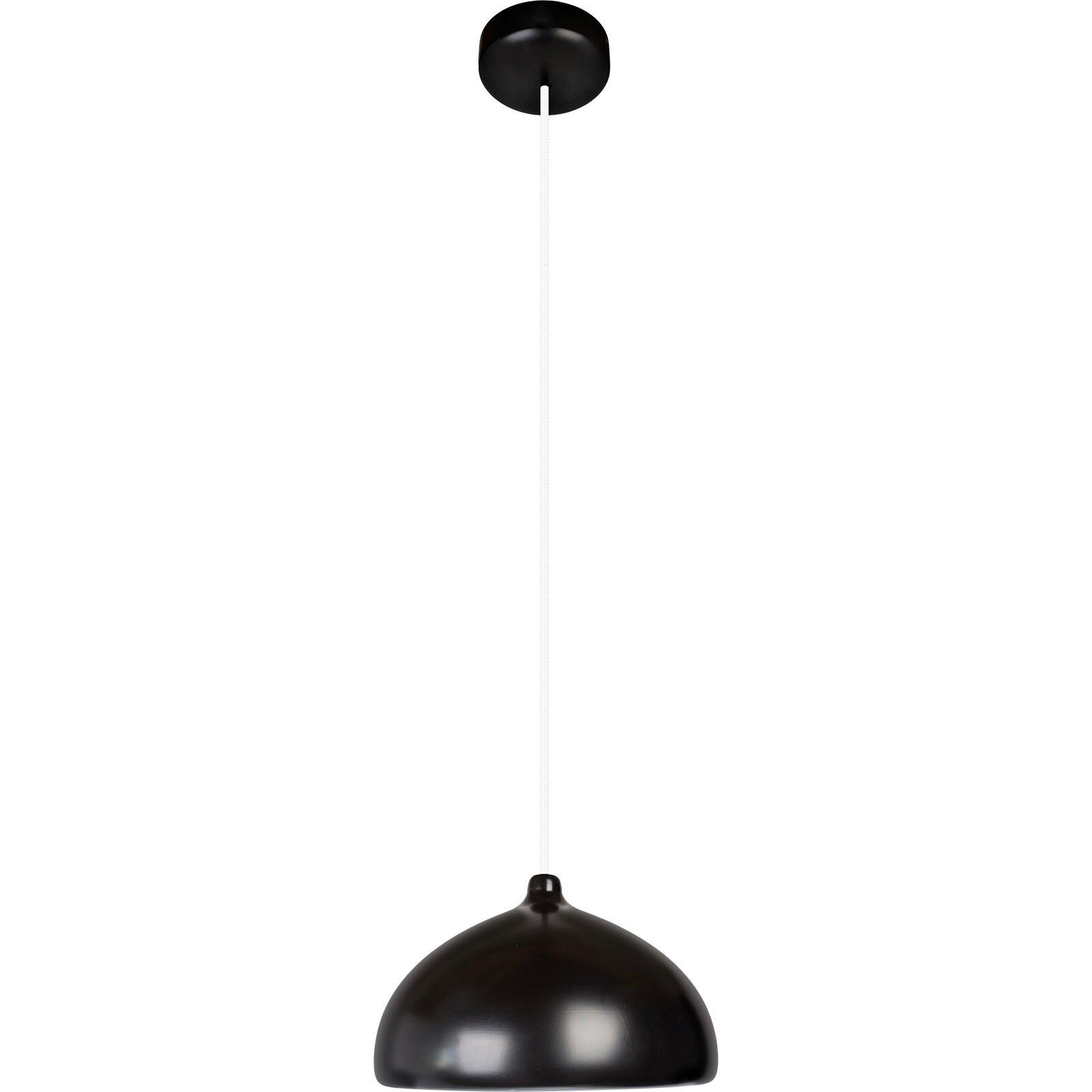 HÄNGELEUCHTE 8550239 ACORN II - Schwarz/Weiß, Design, Holz (22.5/90-140cm)
