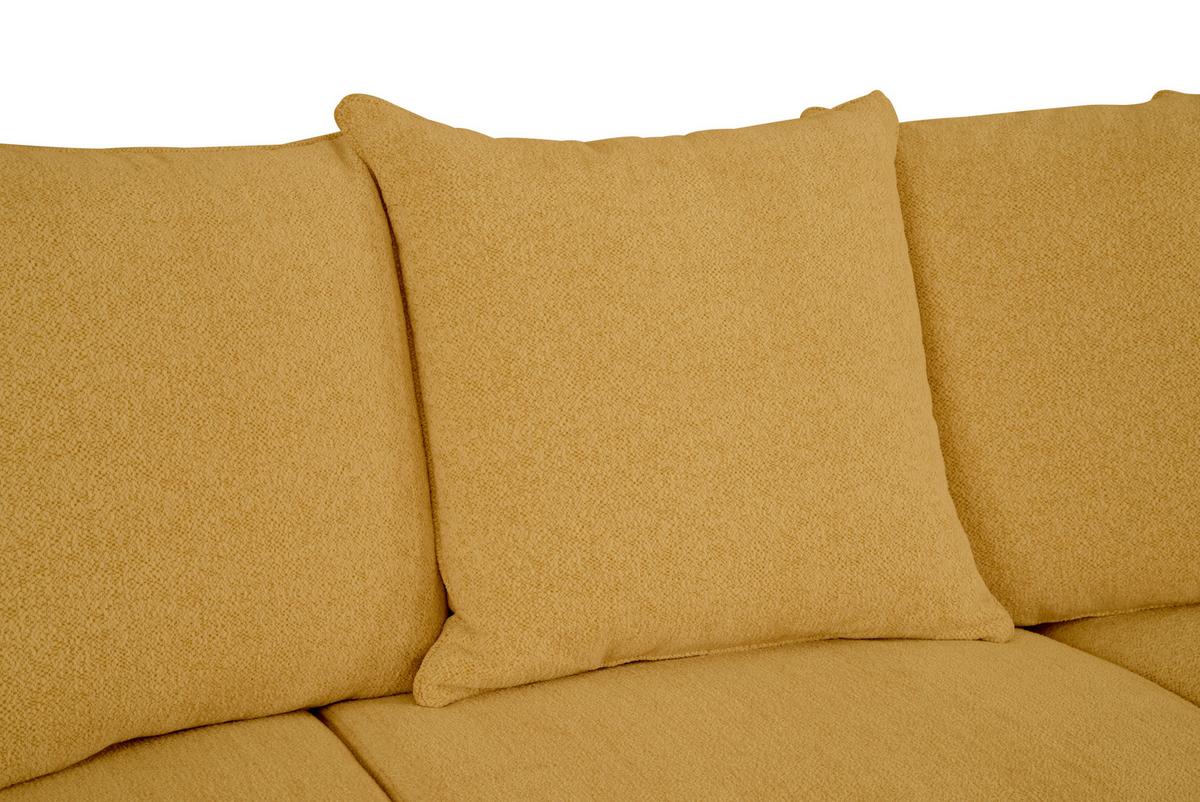 Ecksofa Costo Senfgeld S: 254 cm - Senfgelb, Design, Textil (254/160cm) - MID.YOU