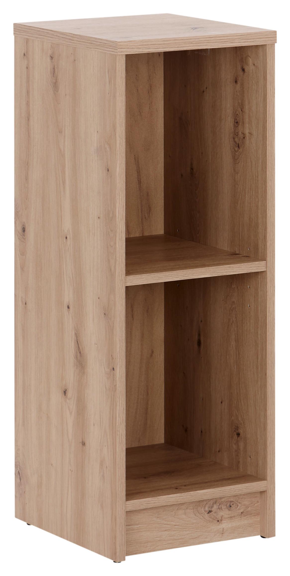 Kleines stehendes Regal mit 2 offenen Fächern