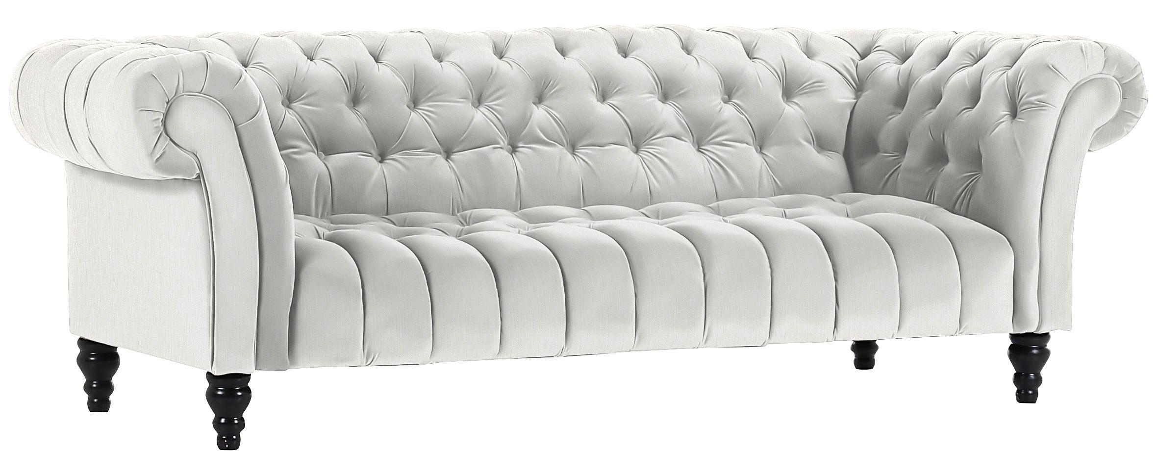 Bigsofa Canyon - Schwarz/Weiß, Trend, Textil (230/74/101cm) - Livetastic