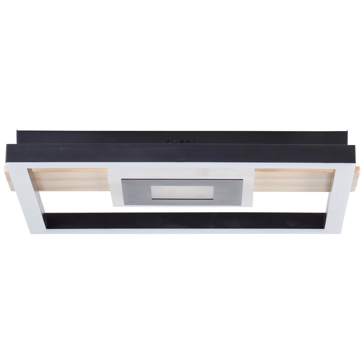 LED-Deckenleuchte G99913a76 Baldo - Hellbraun/Schwarz, Design, Holz/Kunststoff (5,5/29,5/27,5cm) - Brilliant