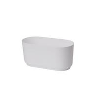 Obal na květináč SIENA ECO BOX 27 - bílá, Konvenční, plast (27/13,1/13,2cm) - Mömax