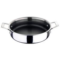 Servierpfanne Hi-Tech 3 Ø 30 cm, Edelstahl - Edelstahlfarben/Schwarz, Basics, Metall (39/30/10cm) - Masterpro