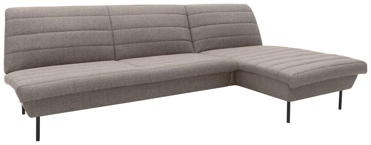Ecksofa Looks Ix - Beige/Schwarz, Design, Textil (274/168cm) - LOOKS by W.Joop