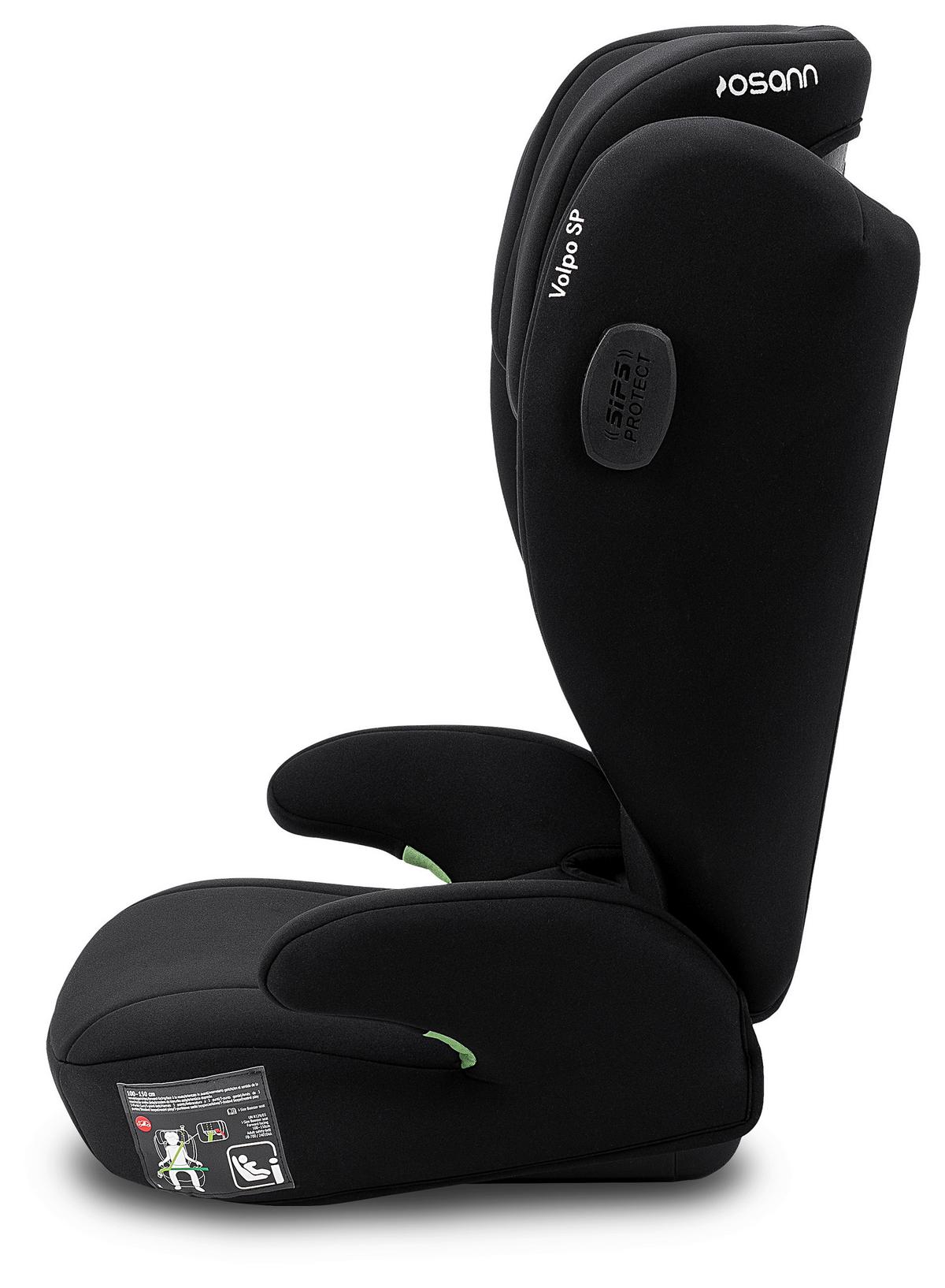 Kinderautositz Volpo Sp - Schwarz, Basics, Kunststoff (43/77/37cm) - Osann
