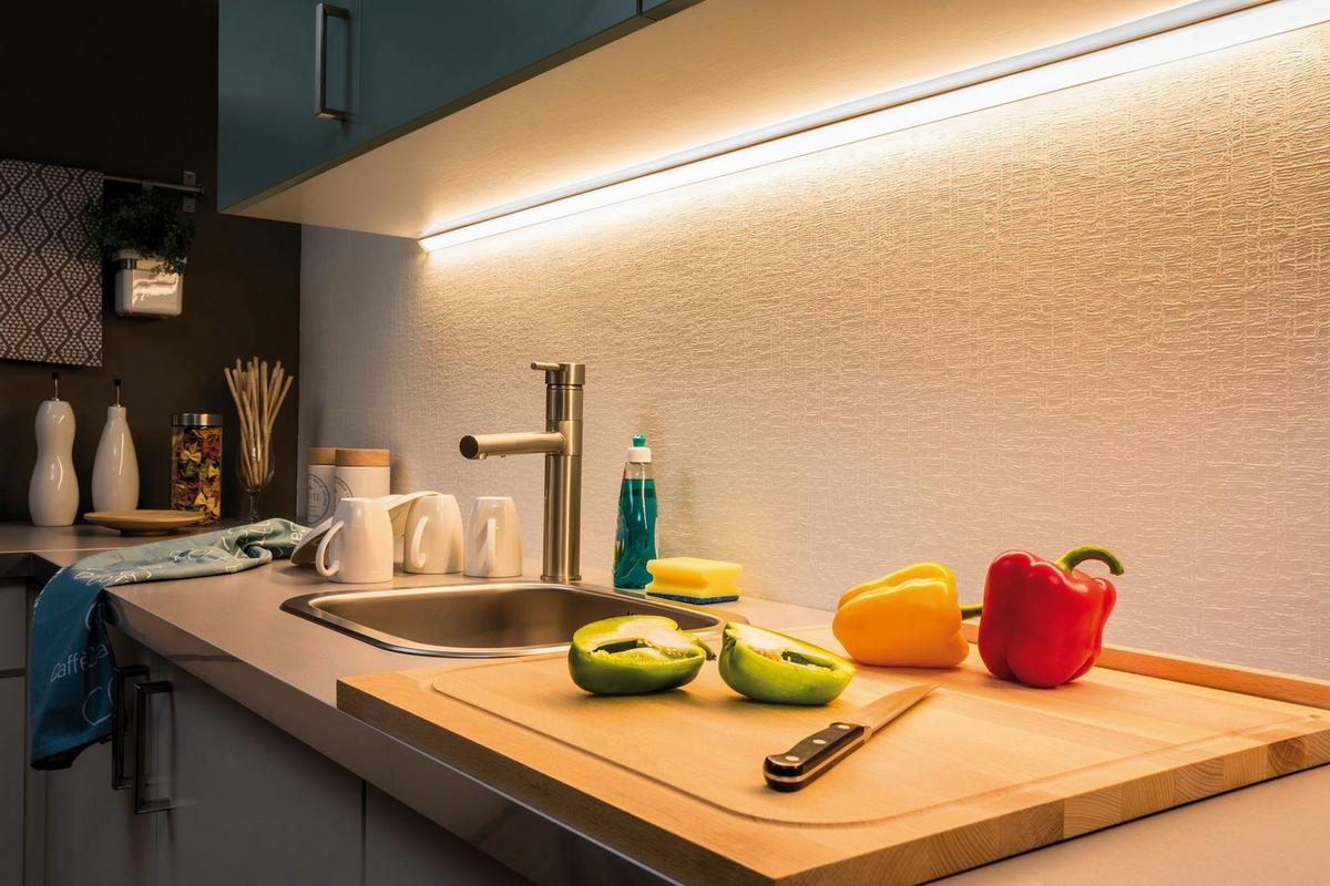 LED-Stripe dimmbar 70585 - Silberfarben, Basics, Metall (150cm) - Paulmann
