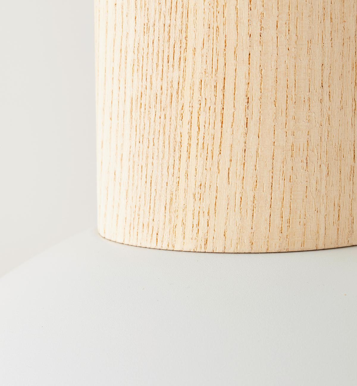 Pendelleuchte 99709/75 Daintree - Naturfarben/Weiß, Basics, Holz/Metall (34/120cm) - Brilliant