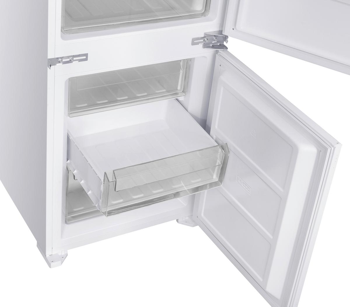 KÜHL-GEFRIER-KOMBINATION Weiß B: 54cm - Weiß, Trend, Glas/Kunststoff (54/178/54cm) - Respekta