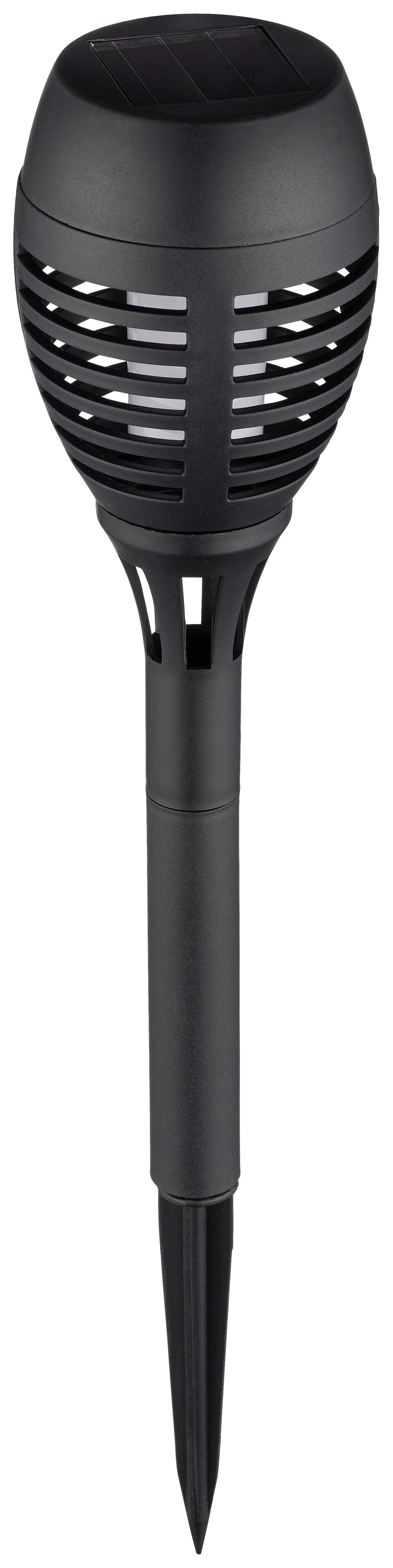 Solarleuchte, 2700k Debora - Schwarz, Basics, Kunststoff (7,5/37,5/7,5cm) - Homezone