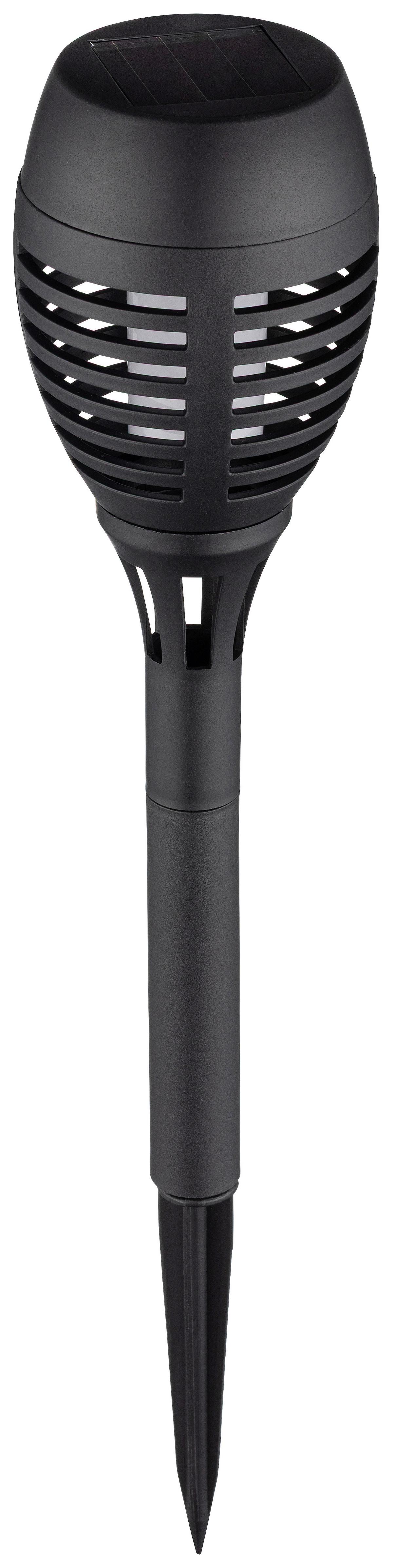 Solarleuchte, 2700k Debora - Schwarz, Basics, Kunststoff (7,5/37,5/7,5cm) - Homezone