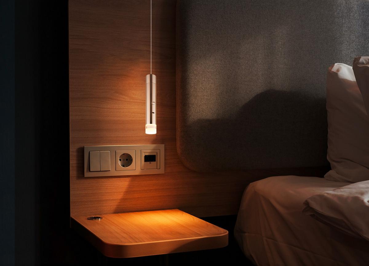 ZÁVĚSNÉ LED SVÍTIDLO PELO - čiré/barvy niklu, Design, kov/plast (38/120cm) - Globo
