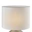 Stolová Lampa Ilias, Max. 1x28watt - biela/strieborná, Štýlový, textil/keramika (24/37cm) - Premium Living Stolová Lampa Ilias, Max. 1x28watt - biela/strieborná, Štýlový, textil/keramika (24/37cm) - Premium Living