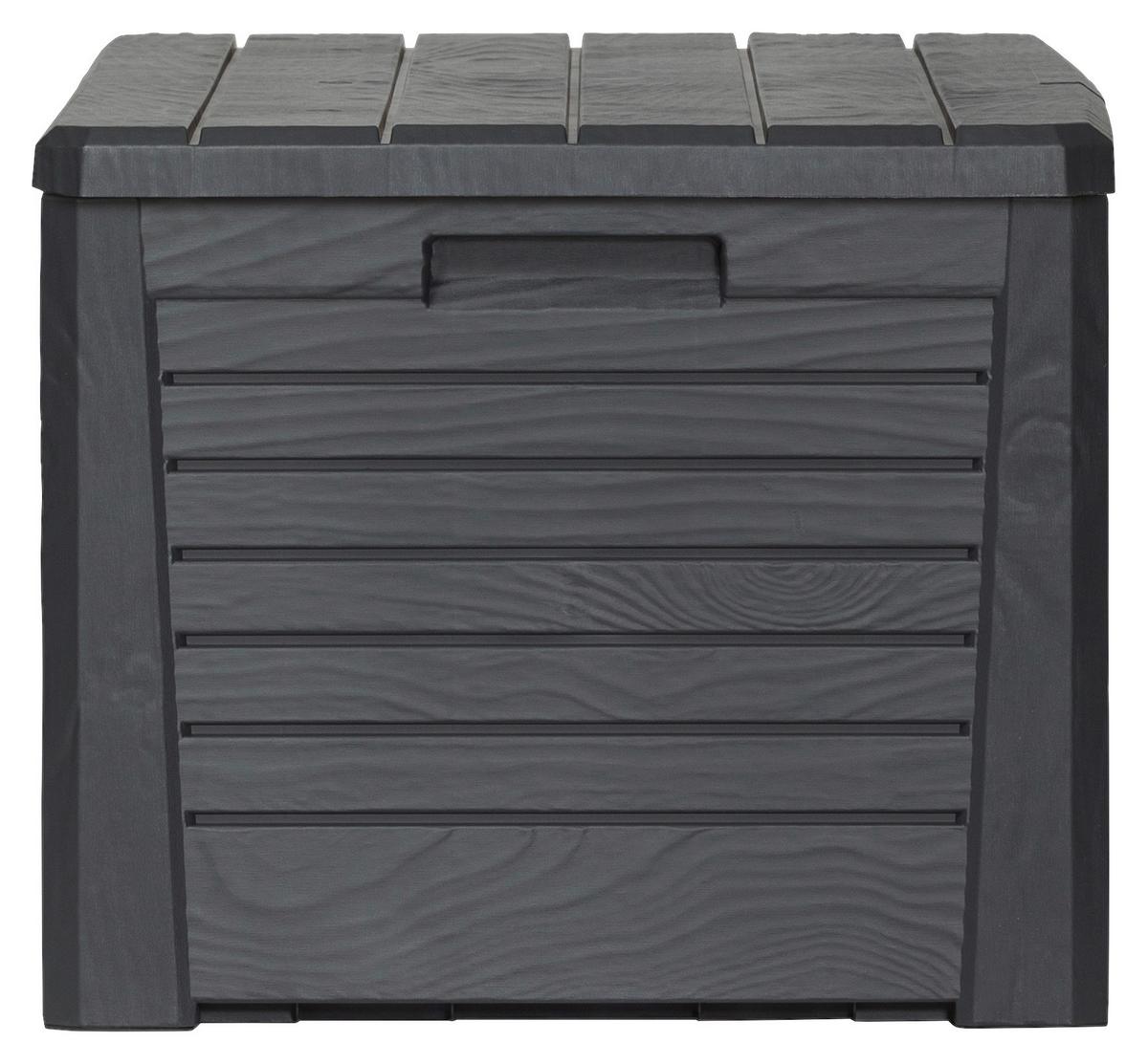 Kissenbox Florida - Anthrazit, Basics, Kunststoff (148/60/72cm)