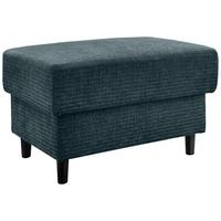 Hocker Cavoli, Blau B: - Blau/Schwarz, MODERN, Textil (76/46/55cm) - Livetastic