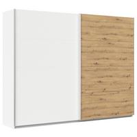 Schwebetürenschrank Feldkirch 271 Normalhöhe - Weiß/Eiche Artisan, MODERN, Holzwerkstoff (271/210/62cm)
