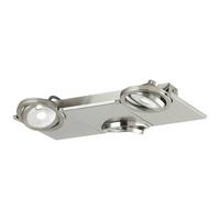 Led-deckenstrahler 39249_brea - Weiß/Nickelfarben, KONVENTIONELL, Glas/Metall (42/29/6cm) - Eglo