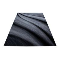 Webteppich Schwarz Naturfaser Miami 200x290 cm - Schwarz, Trend, Textil (200/290cm)