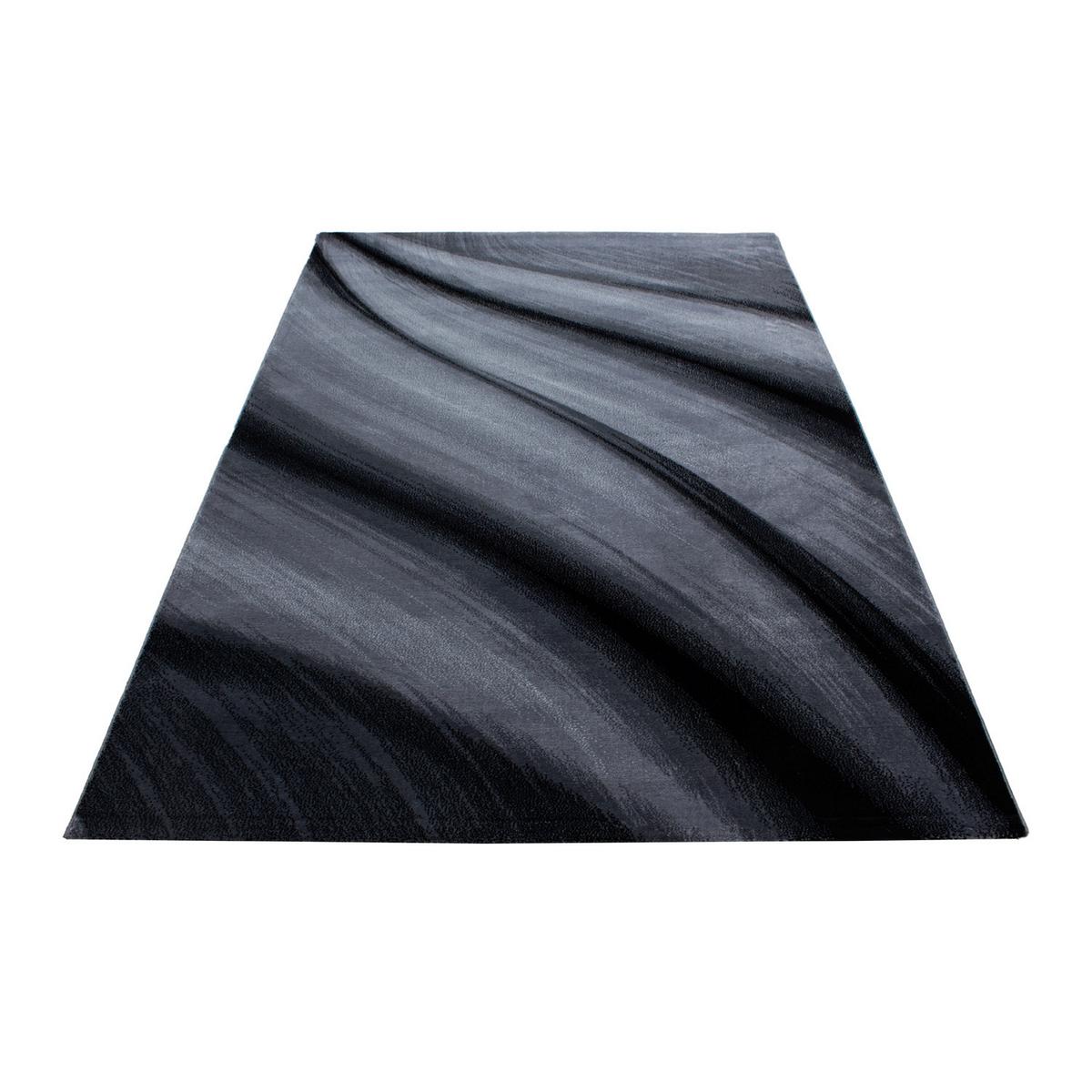Webteppich Schwarz Naturfaser Miami 200x290 cm - Schwarz, Trend, Textil (200/290cm)
