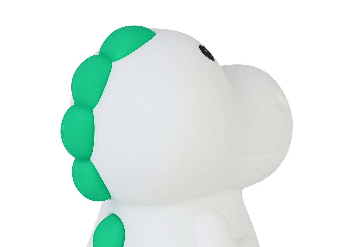 NOČNÍ SVĚTLO DINO - bílá, Moderní, plast (8,5/13,8/13,5cm) - Mömax