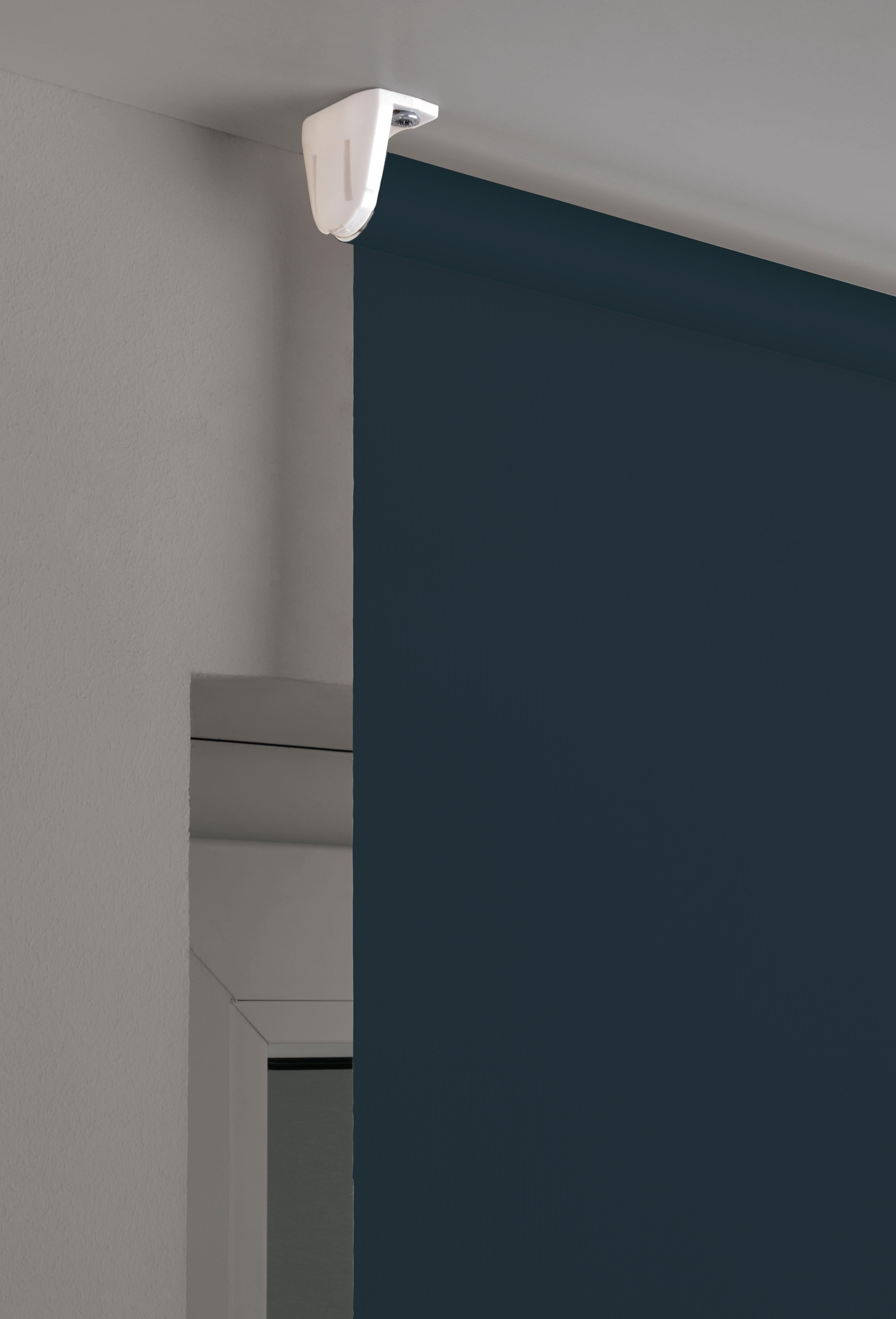 Rollo Win Dunkelblau B: 120 cm - Dunkelblau, Basics, Kunststoff (120/160cm) - Homeware