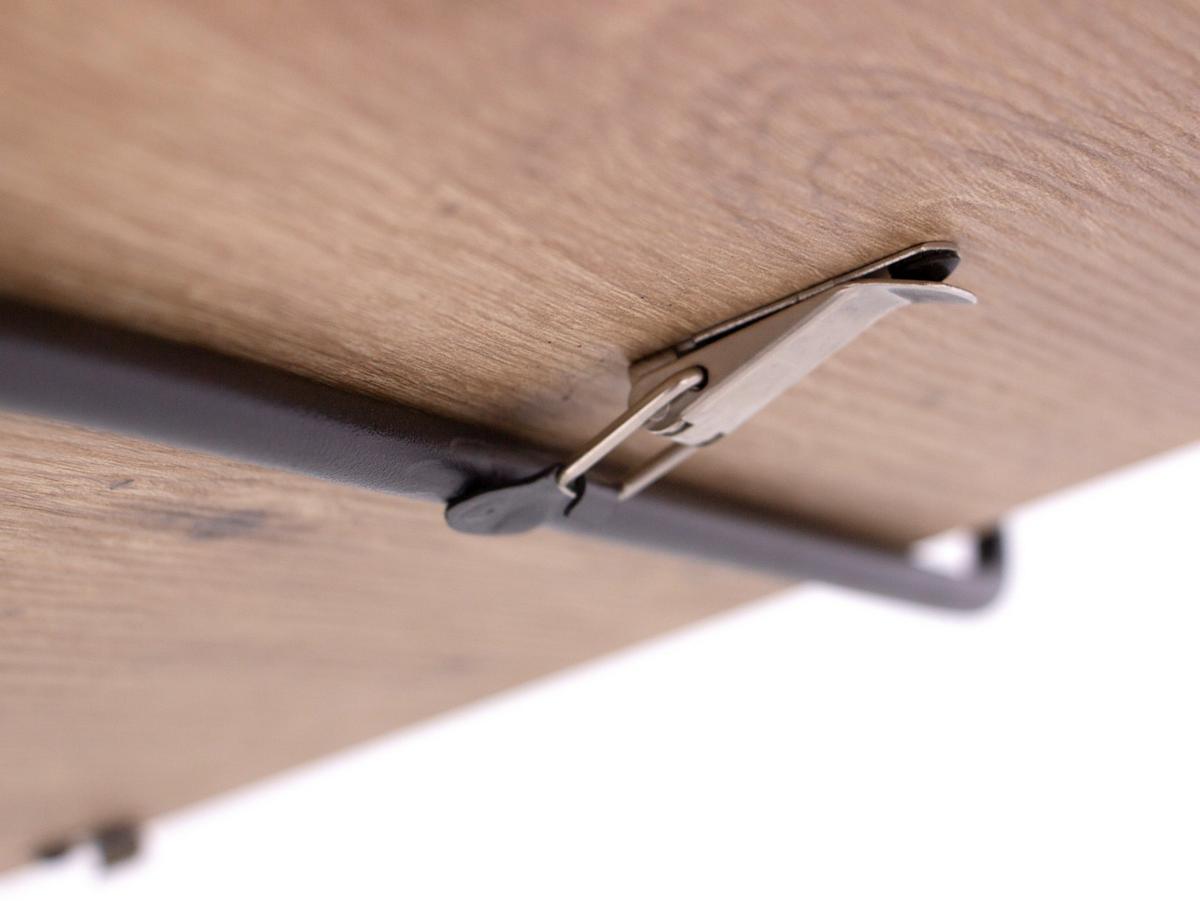 Ausziehtisch Dean 160 Az 160-200x76x90 Cm Eiche - Schwarz/Eiche Artisan, KONVENTIONELL, Holzwerkstoff/Metall (160-200/90/76cm) - MID.YOU