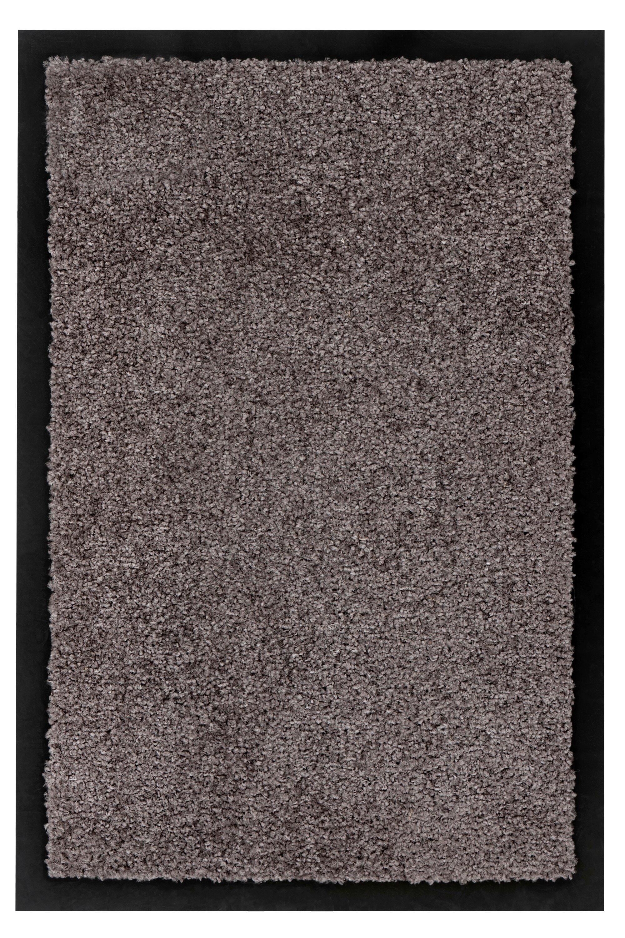 Fußmatte Grau, BxL: ca. 60x90 cm - Grau, Basics, Textil (60/90cm) - Kayoom