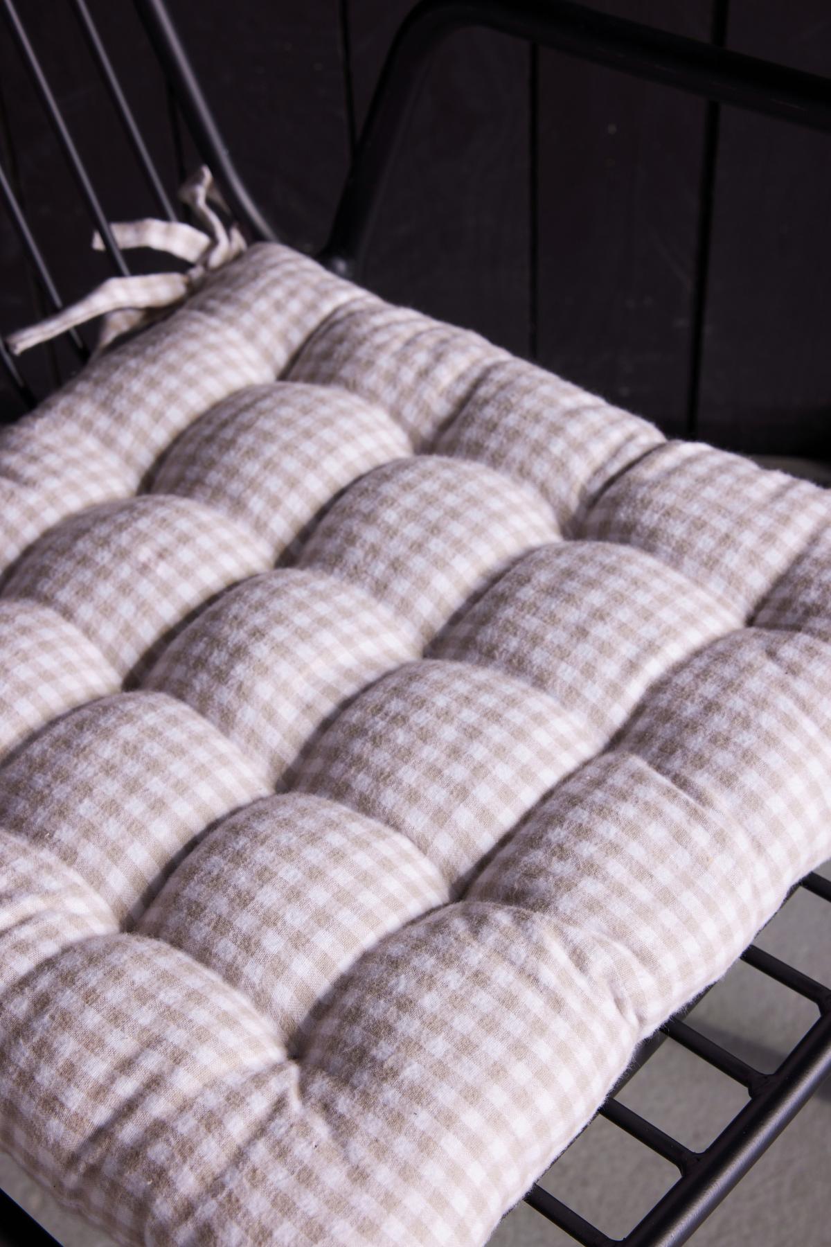 PODUŠKA NA SEDENIE CHAIRDPAD 40X40 DUNE - biela, textil (40/40cm)