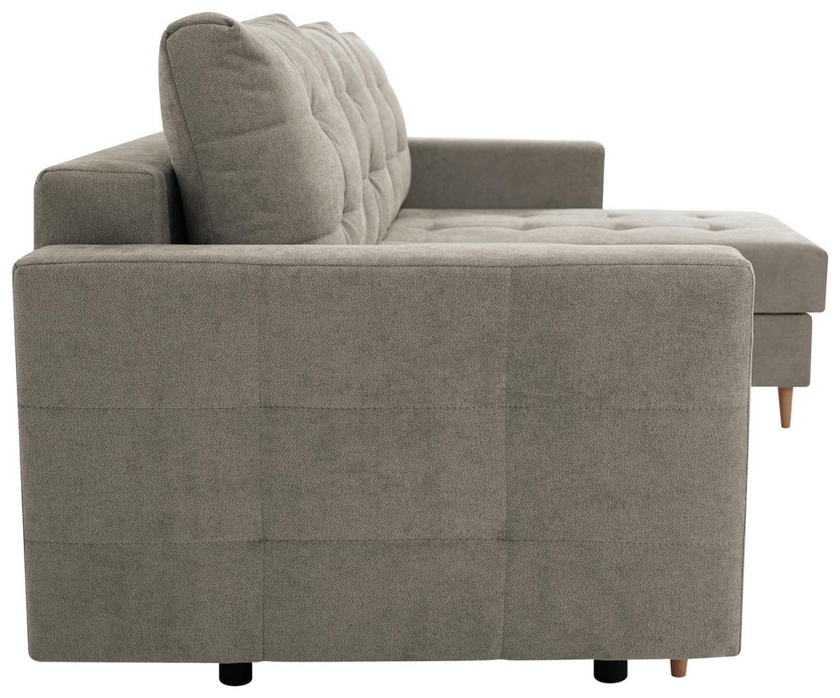 Ecksofa Asti Hellgrau B: 232 cm - Hellgrau, Design, Textil (232/141cm) - MID.YOU