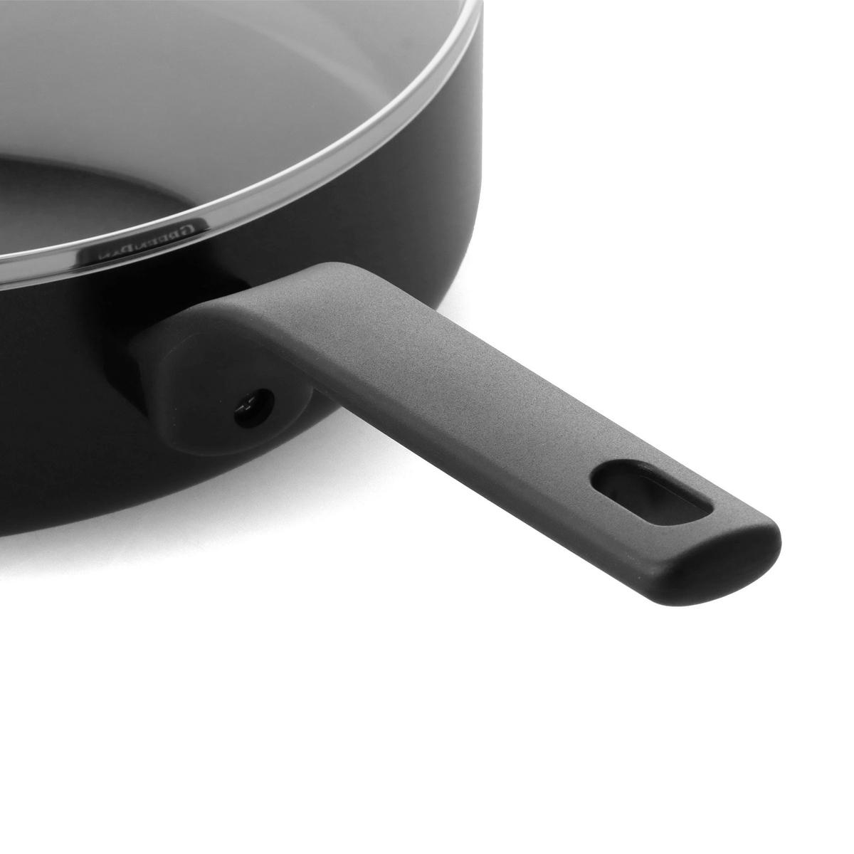 Schmorrpfanne Essence Schwarz D: 28 Cm - Schwarz, Basics, Glas/Metall (28cm) - GreenPan