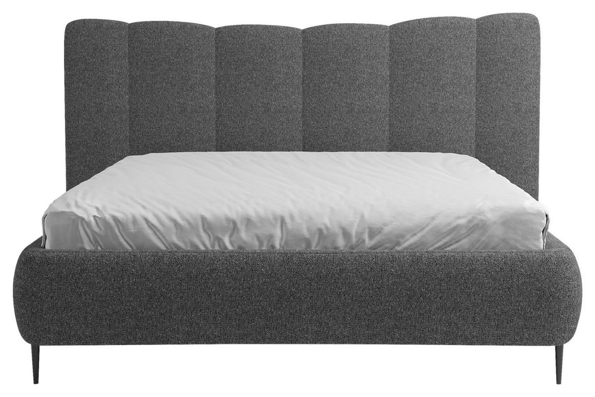 Polsterbett Nook 160x200 cm Anthrazit - Anthrazit, MODERN, Holz/Holzwerkstoff (160/200cm) - MID.YOU